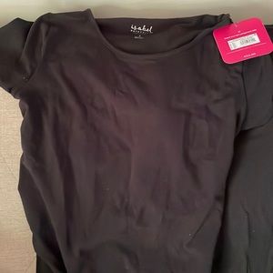 maternity dress and top